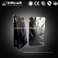 laminated square bottom gusseted coffee bags with e-zip